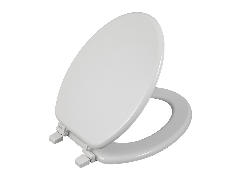 Bofan Molded Wood Disposable Bathroom European Elongated Toilet Seat With Plastic Hinges